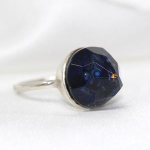 Michael Vincent Michaud One of A Kind Cast Glass Ring - size 7.5